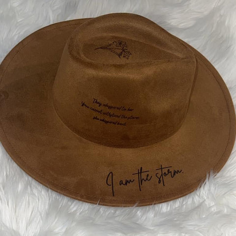 "I am the storm" Western Hat